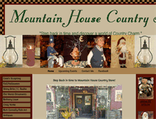 Tablet Screenshot of mountainhousecountrystore.com